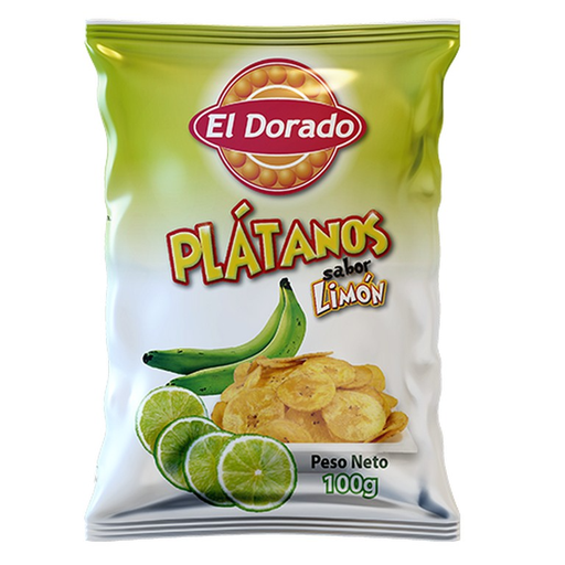 [5589] El Dorado Platanos Sabor Limon 100G