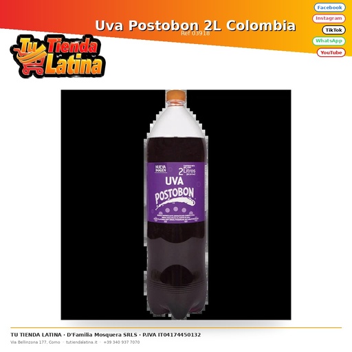 [03918] Uva Postobon 2L Colombia