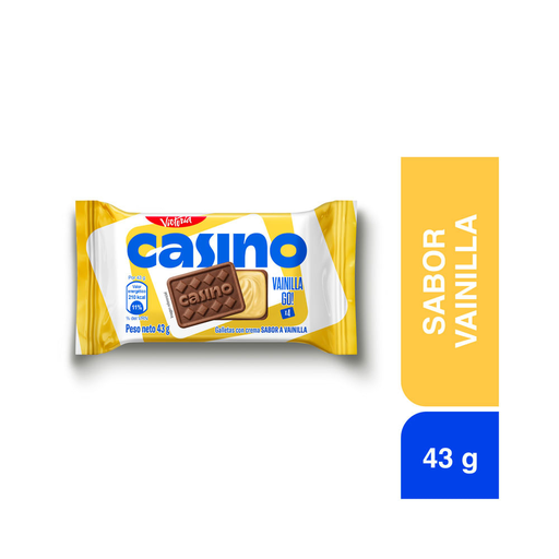 [5652] Galletas Casini Sabor Vainilla 43G