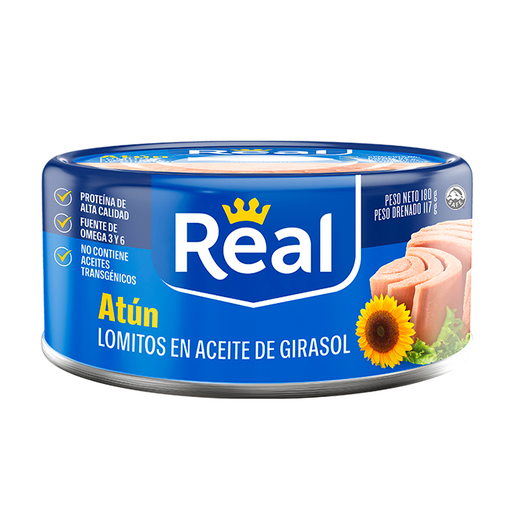 Real Atun Aceite Girasol 180gr