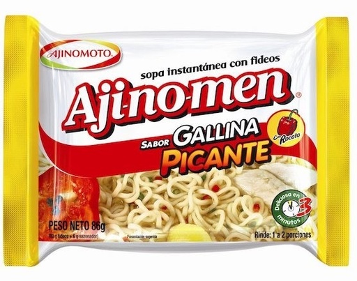 [2691] Aji-No-Men Sabor Gallina pICANTE 80G