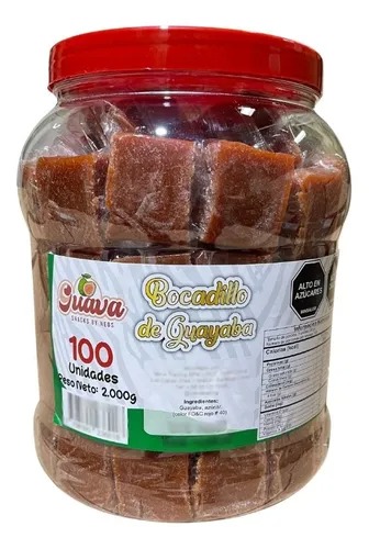 DULCE DE GUAYABA 100 UNIDADES