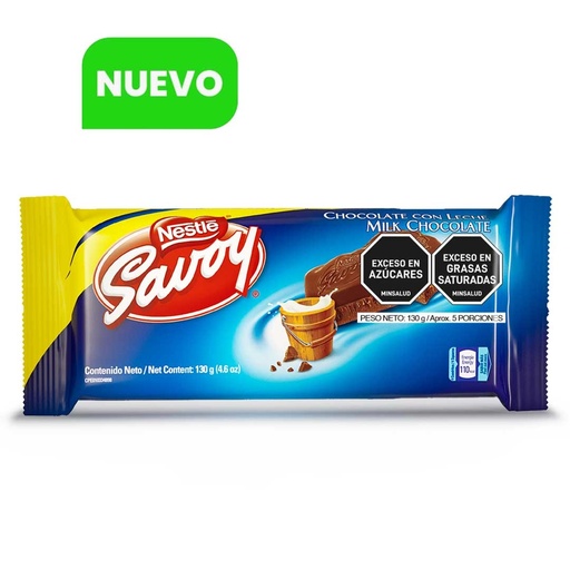 [7591016851128] Nestle Savoy Chocolate 130g