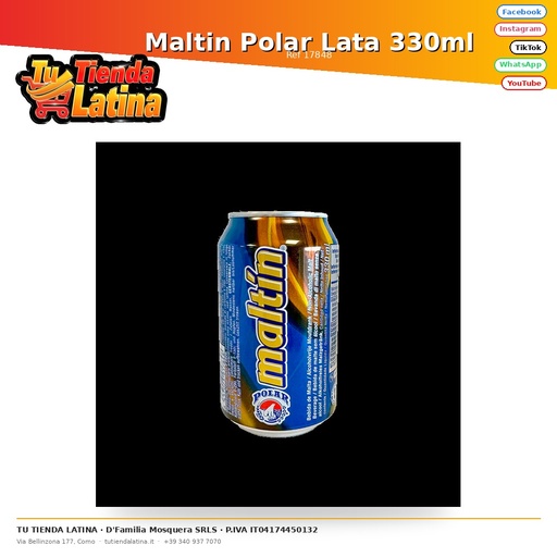 [17848] Maltin Polar Lata 330ml