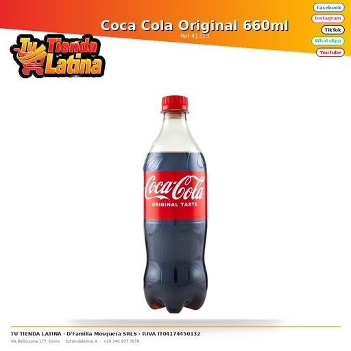 [41313] Coca Cola Original 660ml