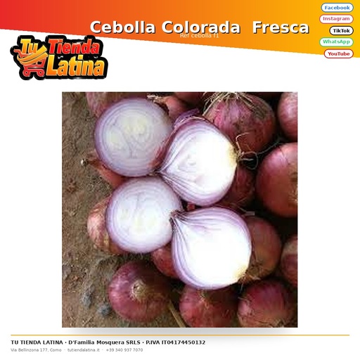 Cebolla Colorada Fresca