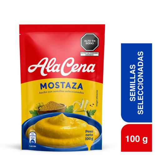[49559] AlaCena Mostaza Hecho Semilla Seleccionadas 100g
