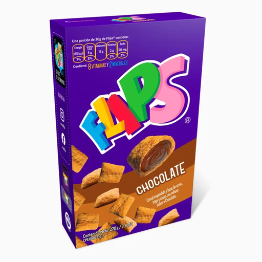 [04124] Flips Caja Relleno De Chocolate 320g