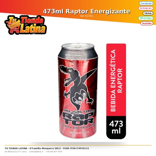 [03741] 473ml Raptor Energizante