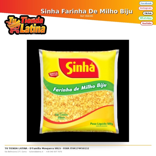 [06690] Sinha Farinha De Milho Biju