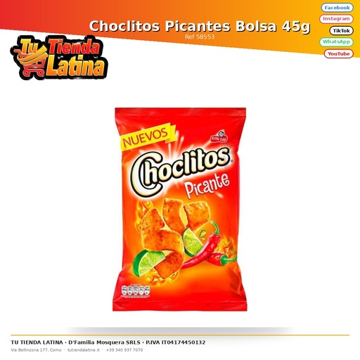 [58553] Choclitos Picantes Bolsa 45g