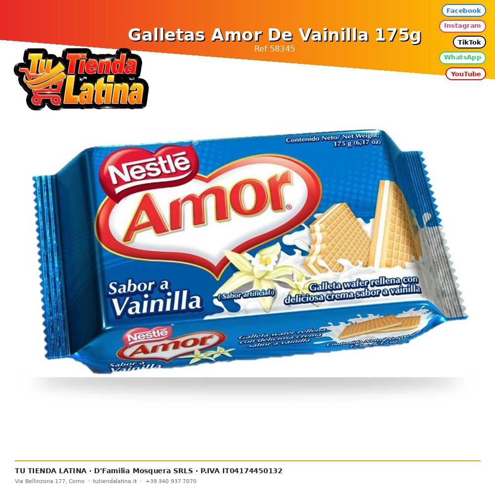 Galletas Amor De Vainilla 175g