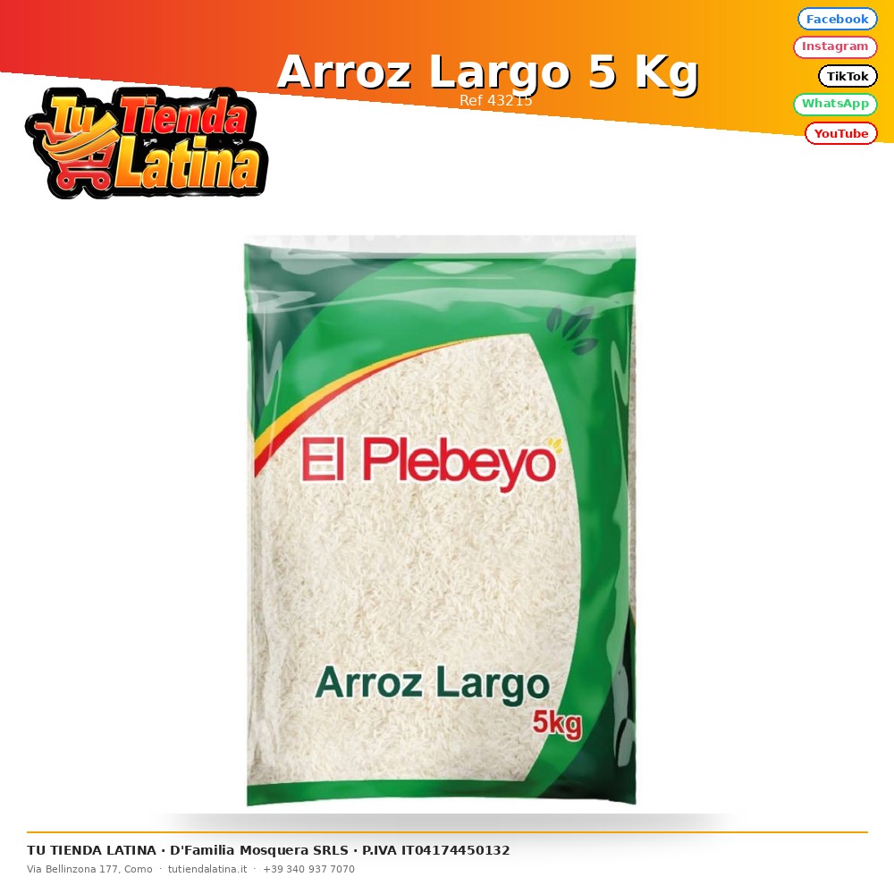 Arroz Largo 5 Kg 
