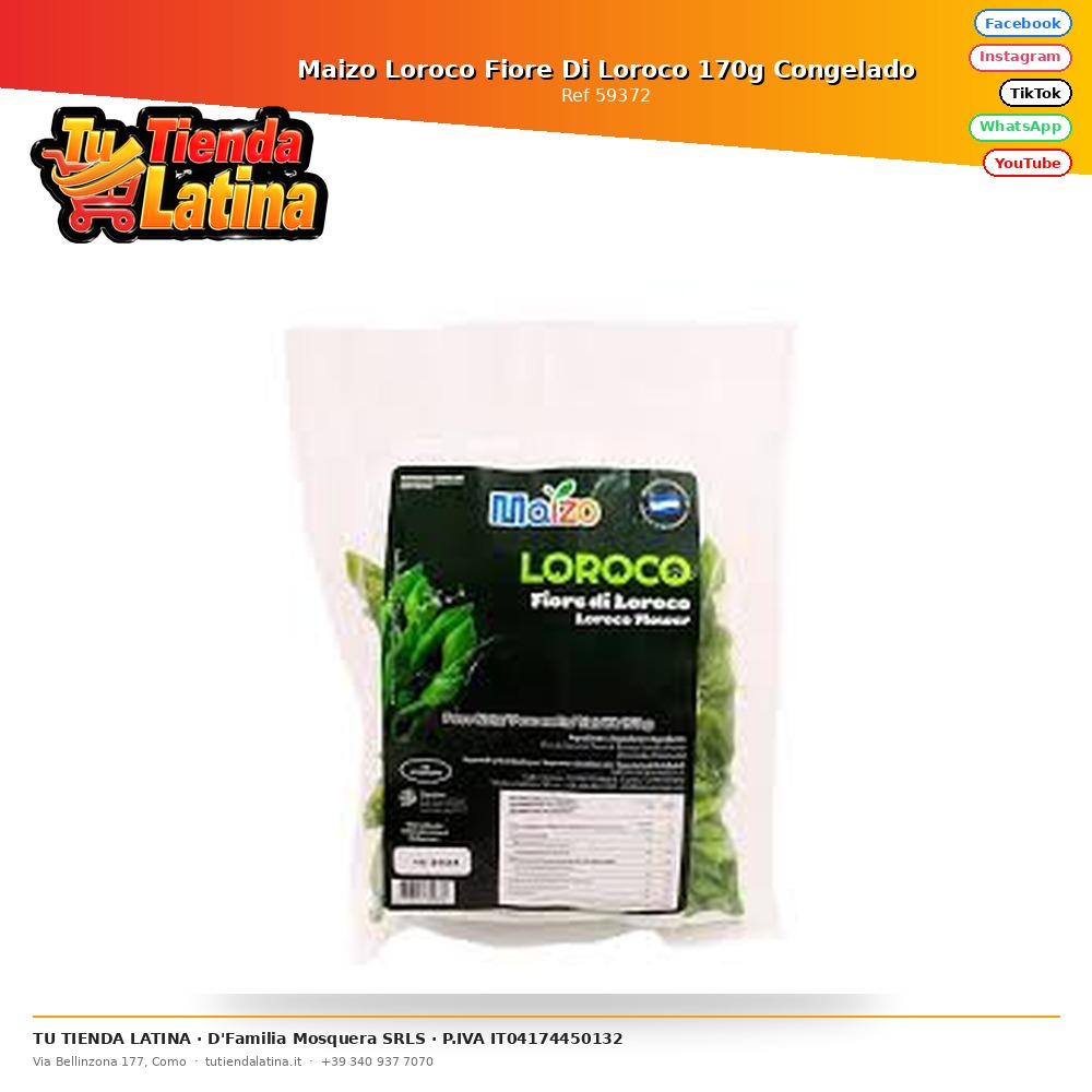 Loroco Fiore Di Mais Di Loroco 170g Surgelato