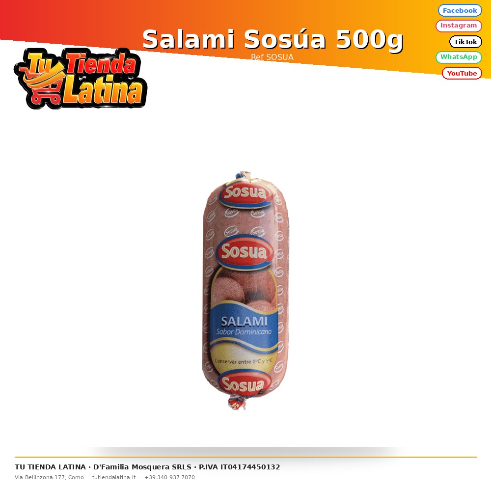 Salami Sosúa 500g