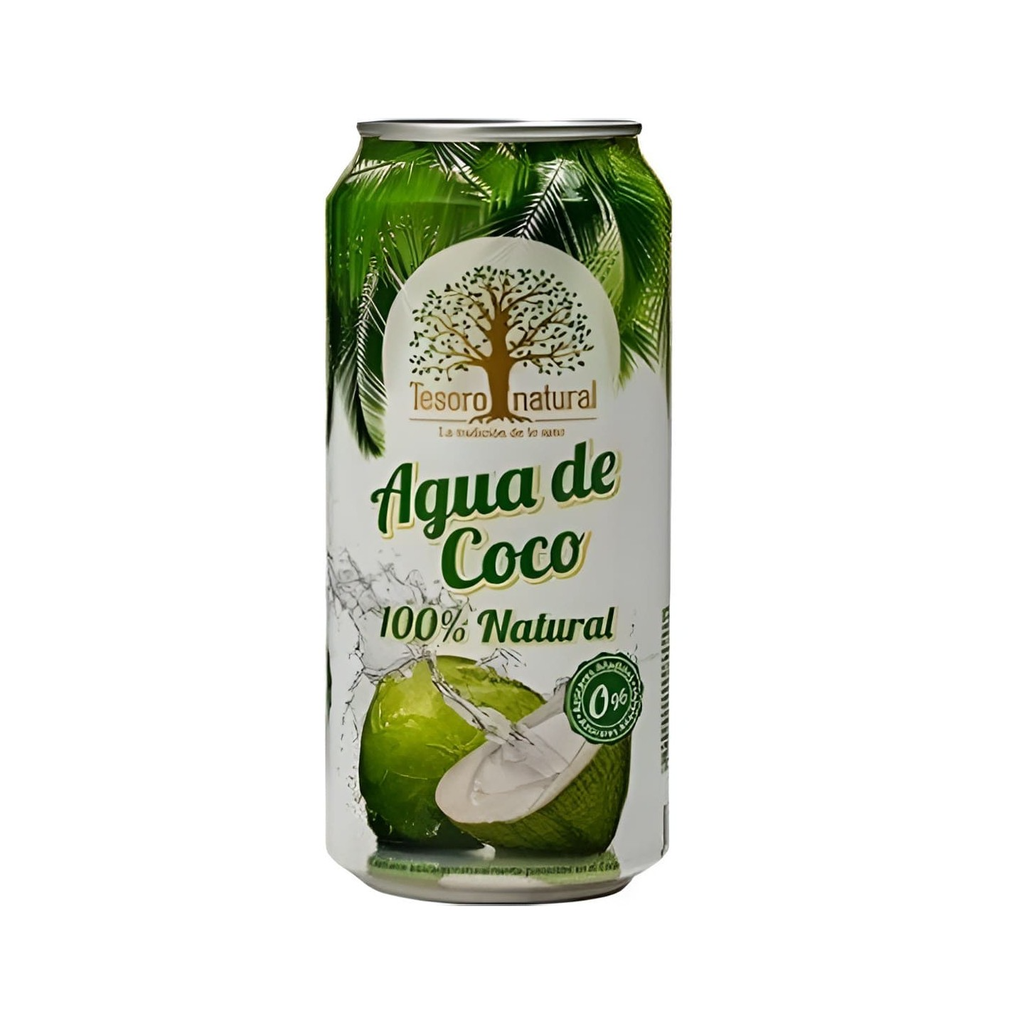Tesoro Natural En Lata– Agua De Coco 100% 500Ml
