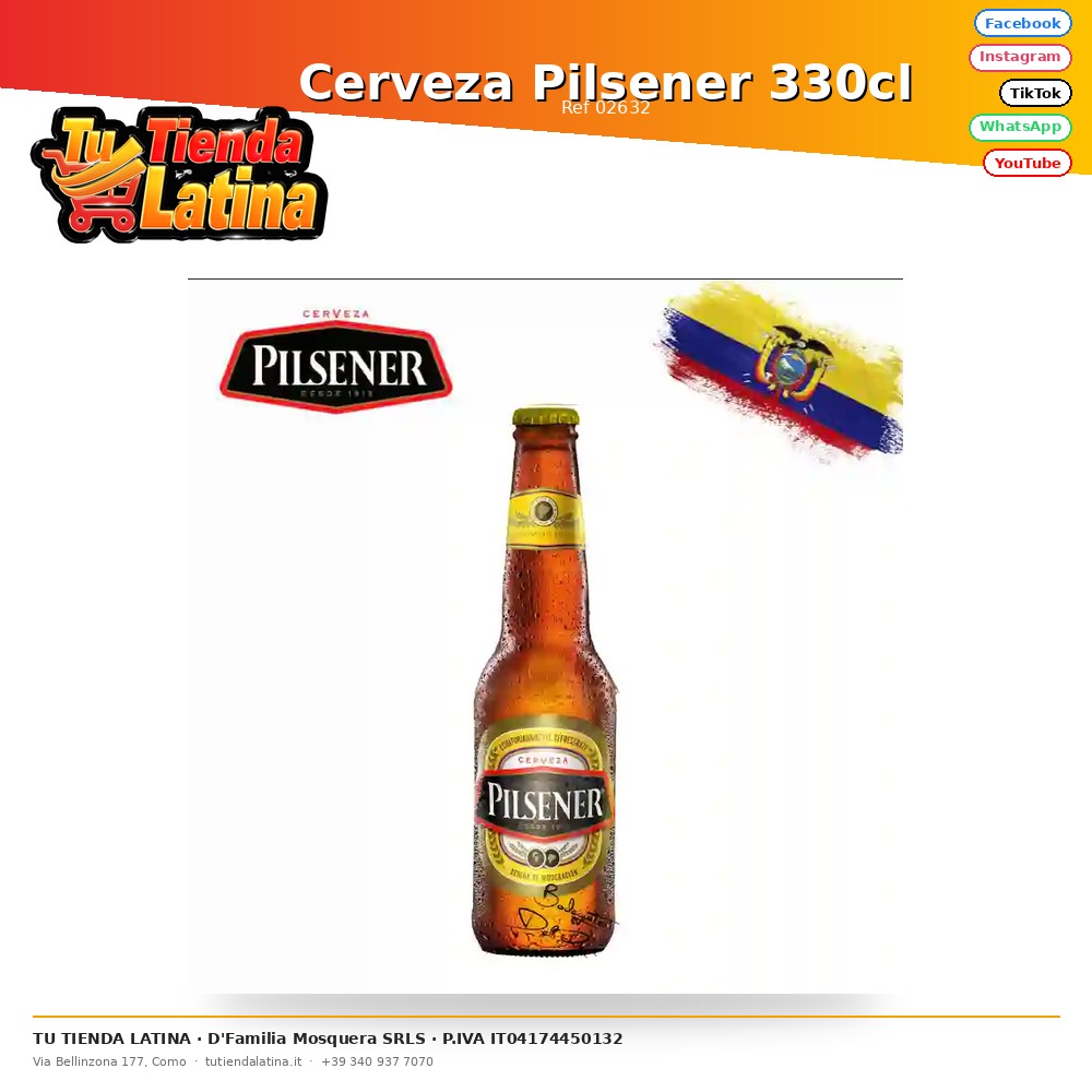 Pilsener Beer 330cl