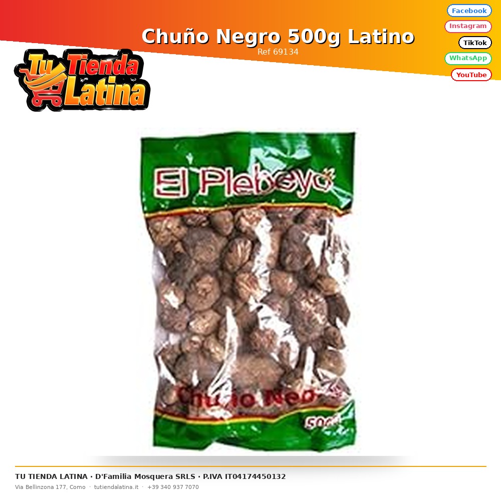 Chuño Negro 500g Latino