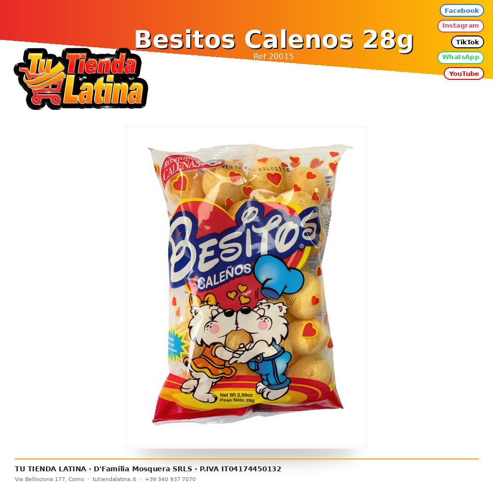 Besitos Calenos 28g