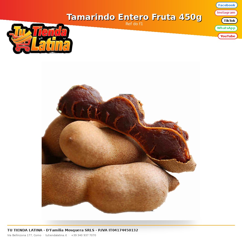 Whole Tamarind Fruit 450g