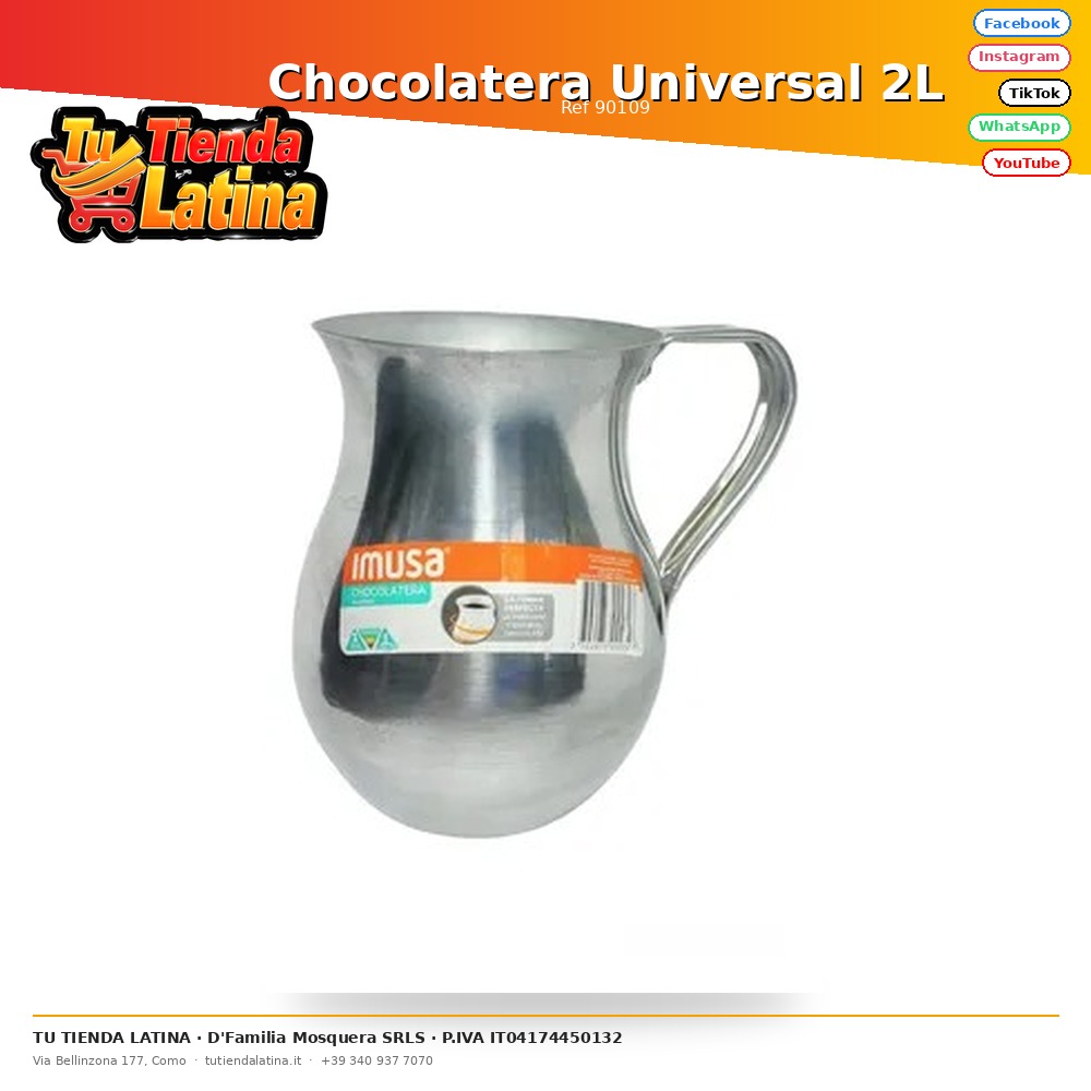 Macchina per cioccolato universale 2L