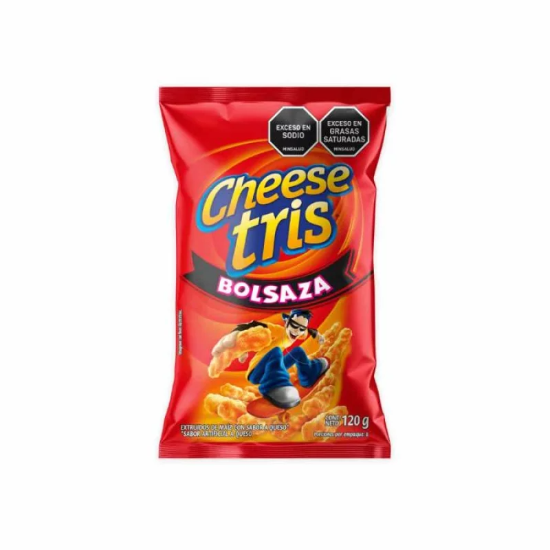 C His Cheese Tris Snack 120G
