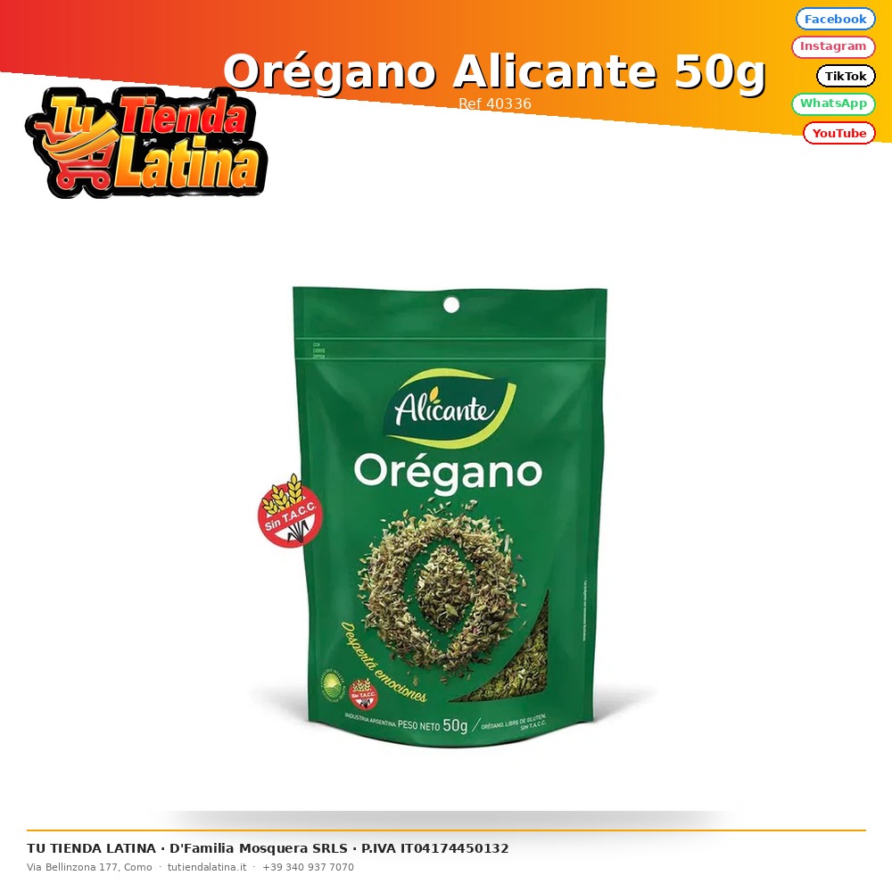 Orégano Alicante 50g