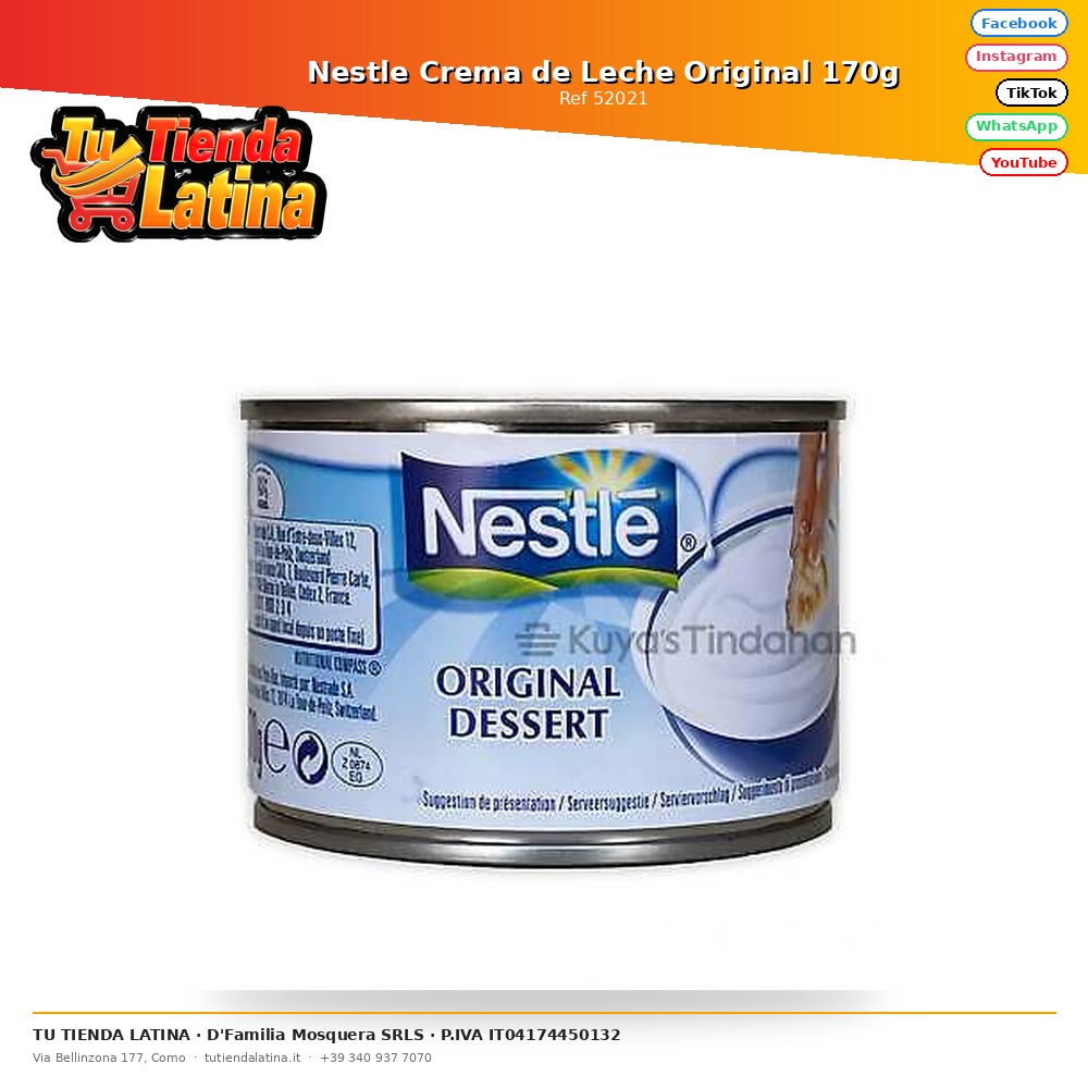 Nestlé Crema Di Latte Originale 170g
