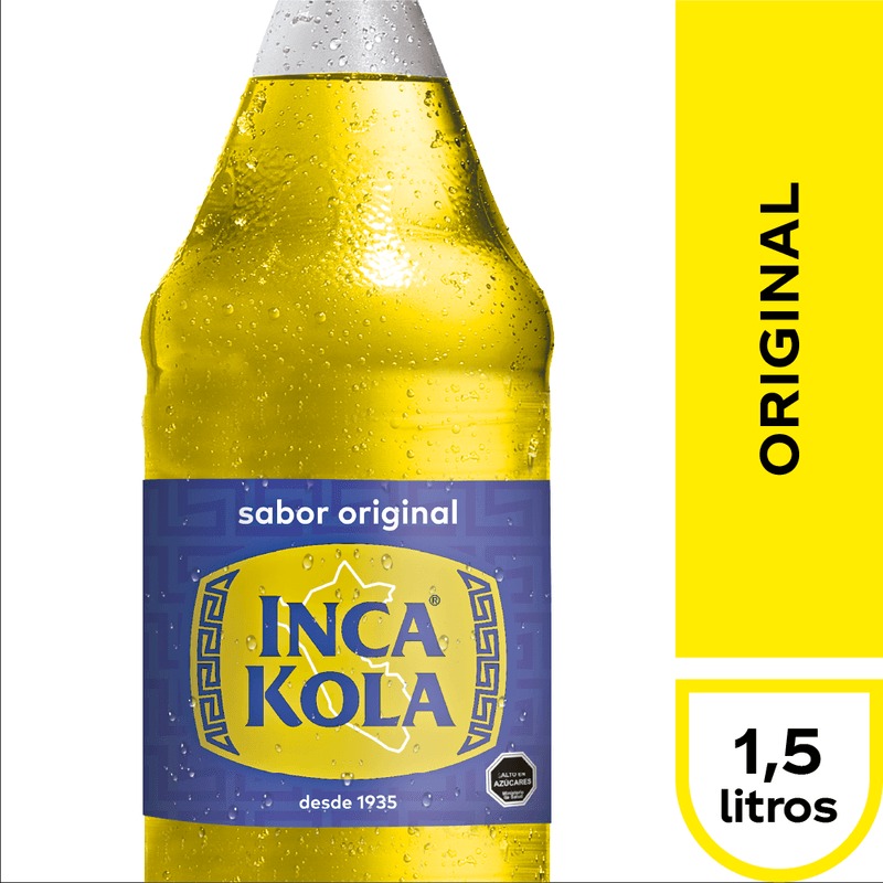 Inca kola De Vidrio 1.5l(PERU ORIGINAL)