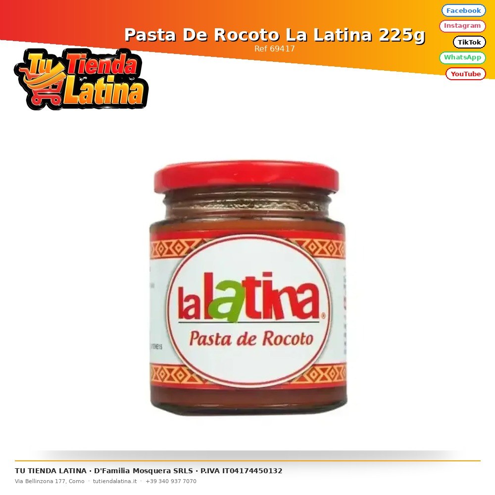 Pasta De Rocoto La Latina 225g