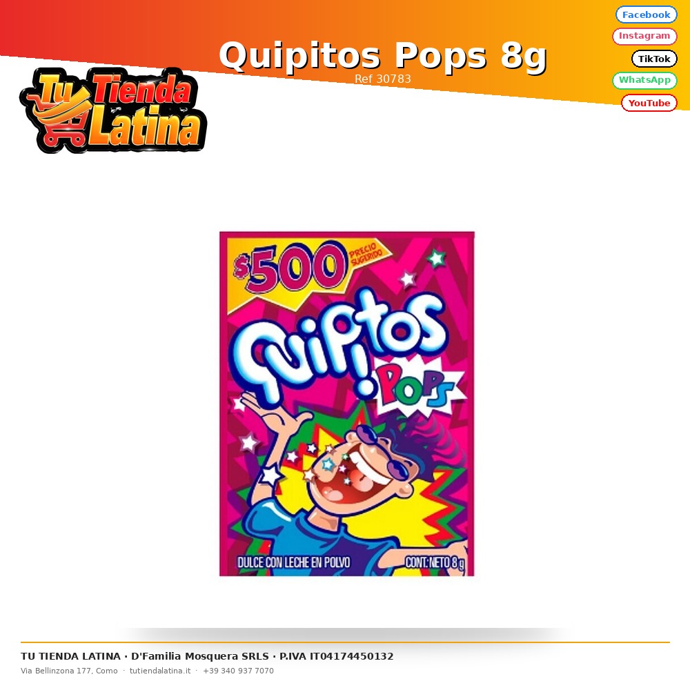 Quipitos Pops 8g