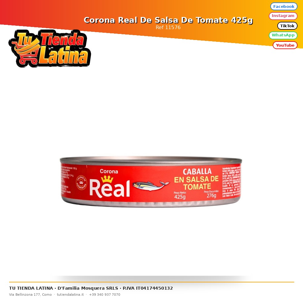 Corona Reale di Salsa di Pomodoro 425g