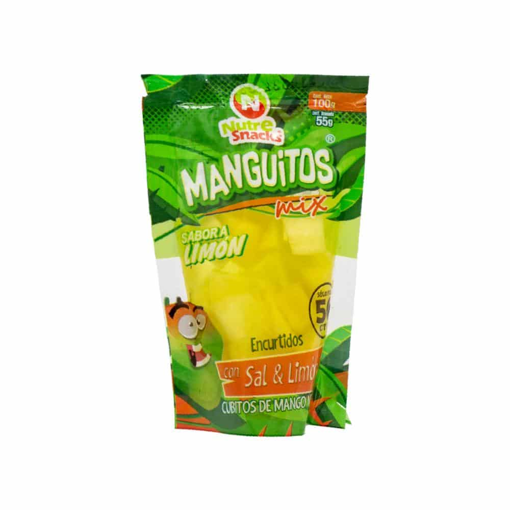 Nutre Snacks Manguitos Mix Sabor A Limon 55G
