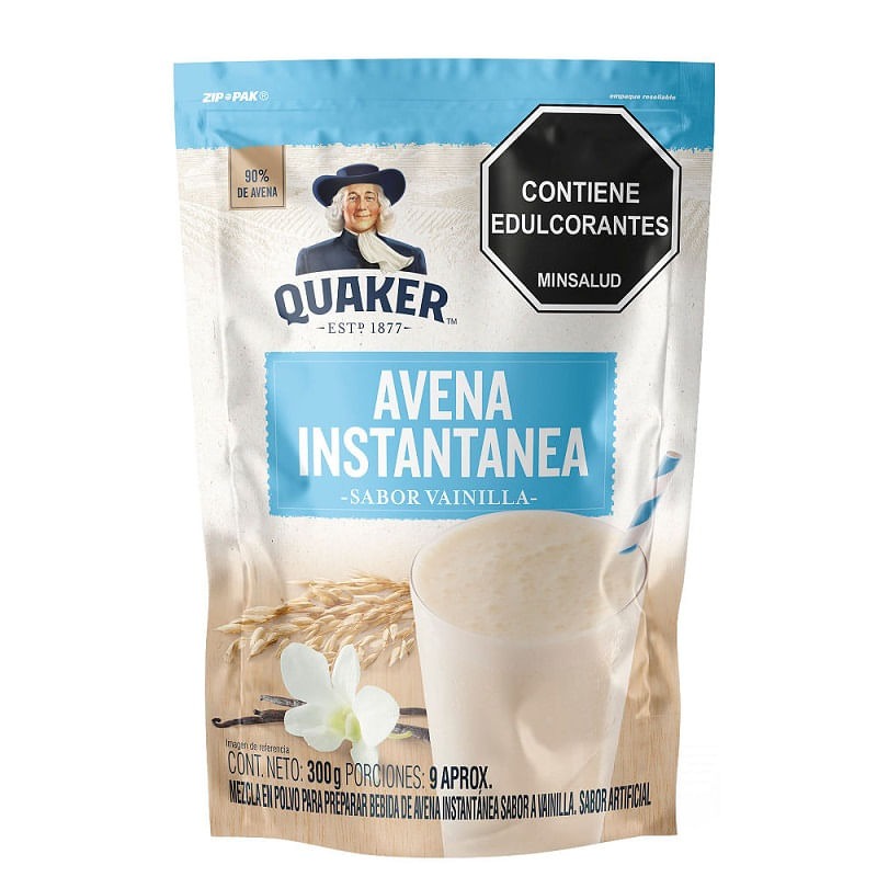Quaker Avena Sabor Vainilla 300g