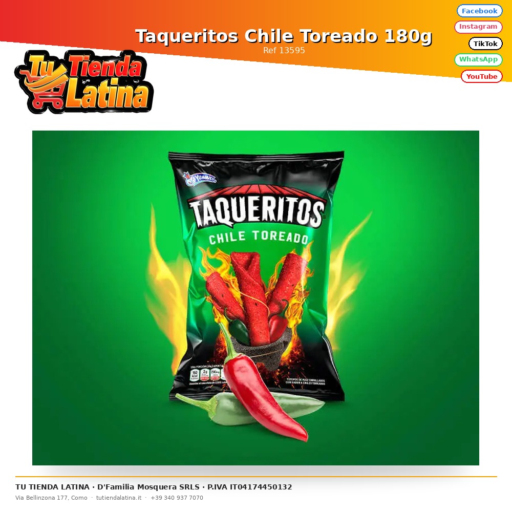 Taqueritos Cile Toreado 180g