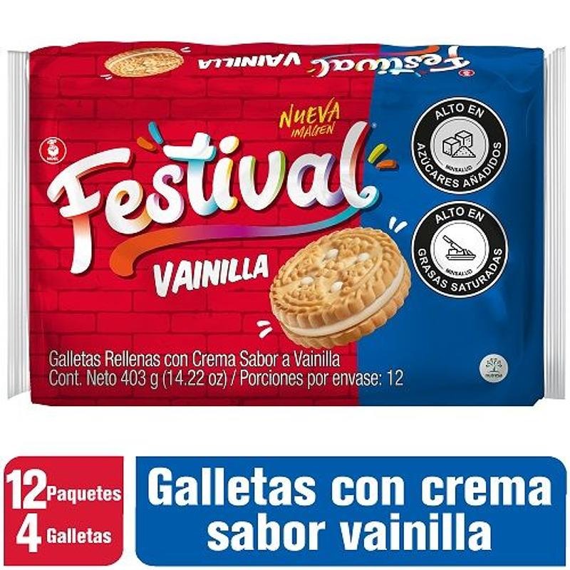 Galletas Festival De Vainilla 403Gr Noel