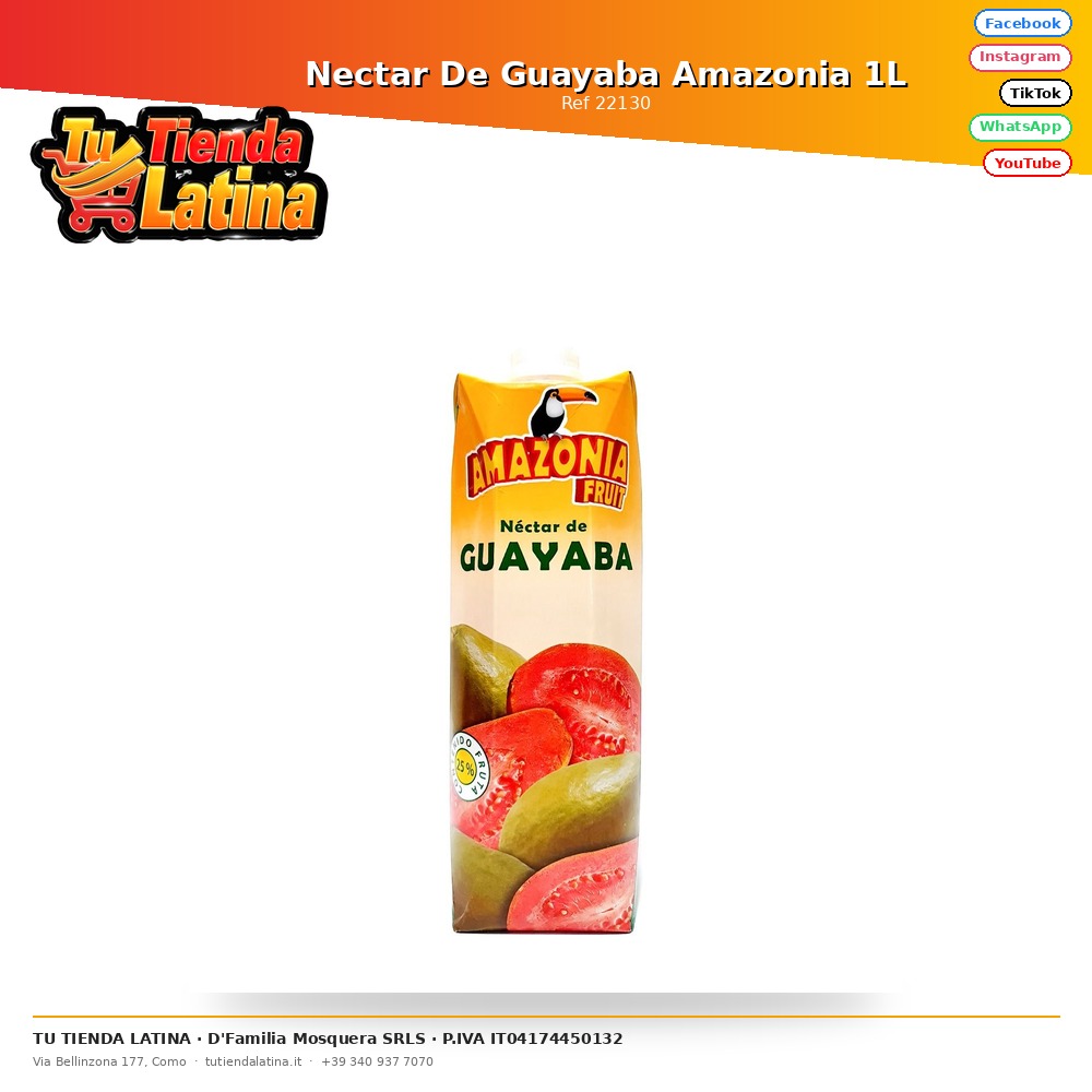 Nectar De Guayaba Amazonia 1L