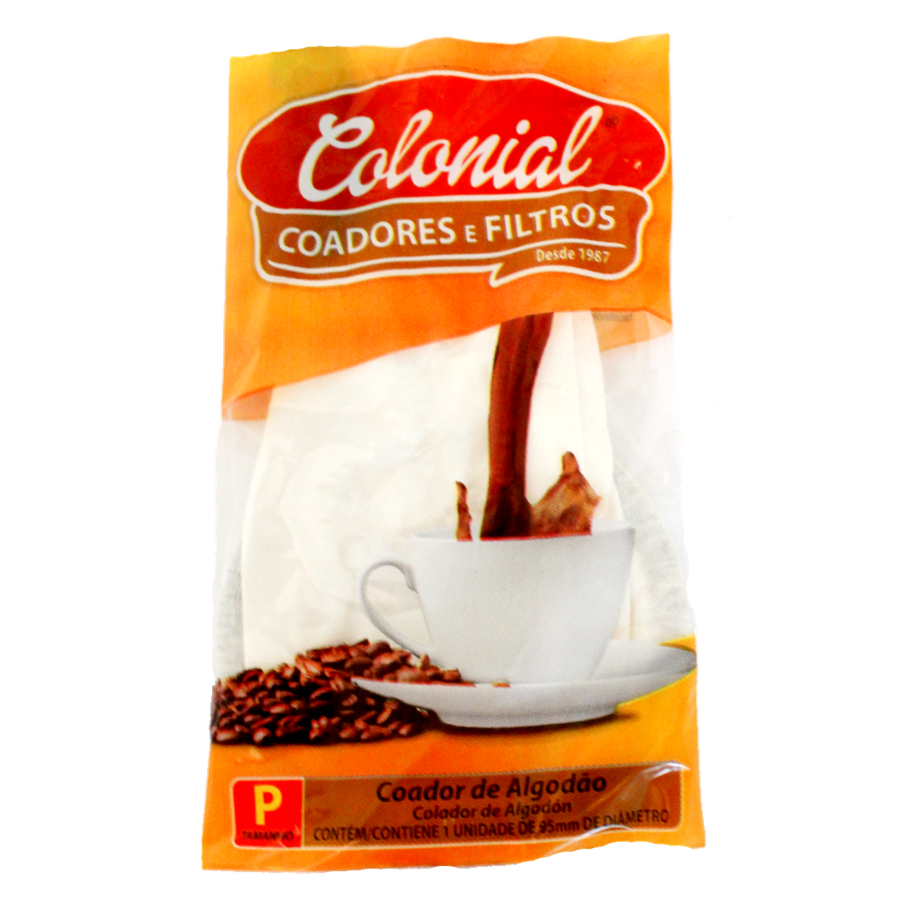 Colonial Coadores E Filtros Coador De Algodao Tamanho P
