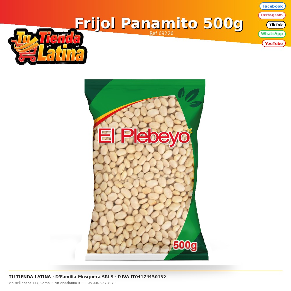 Frijol Panamito 500g 
