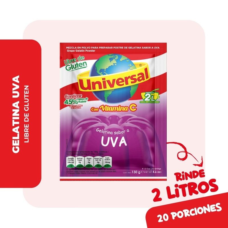 Gelatina De Uva Universal 2l