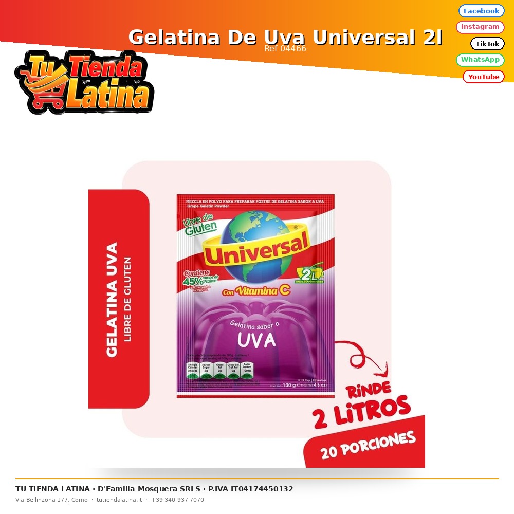 Gelatina d'Uva Universale 2l