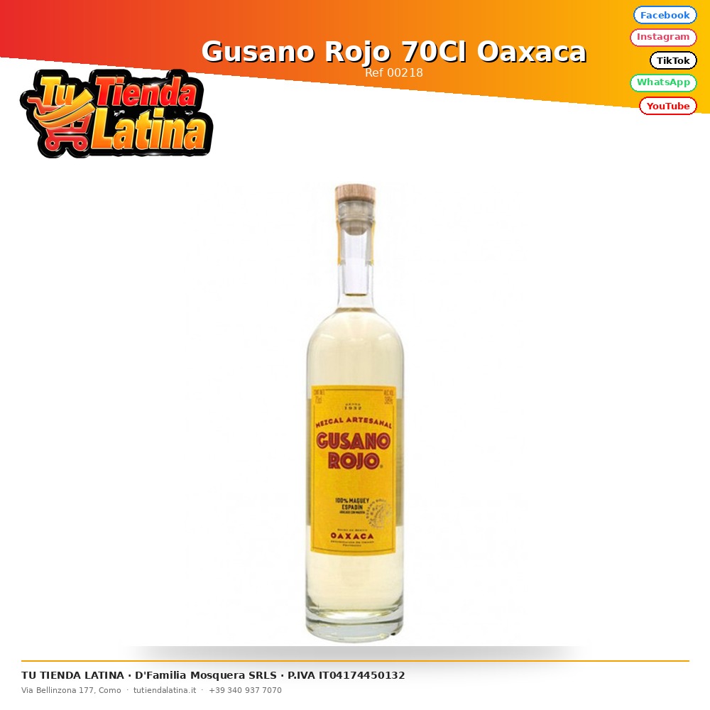 Red Worm 70Cl Oaxaca