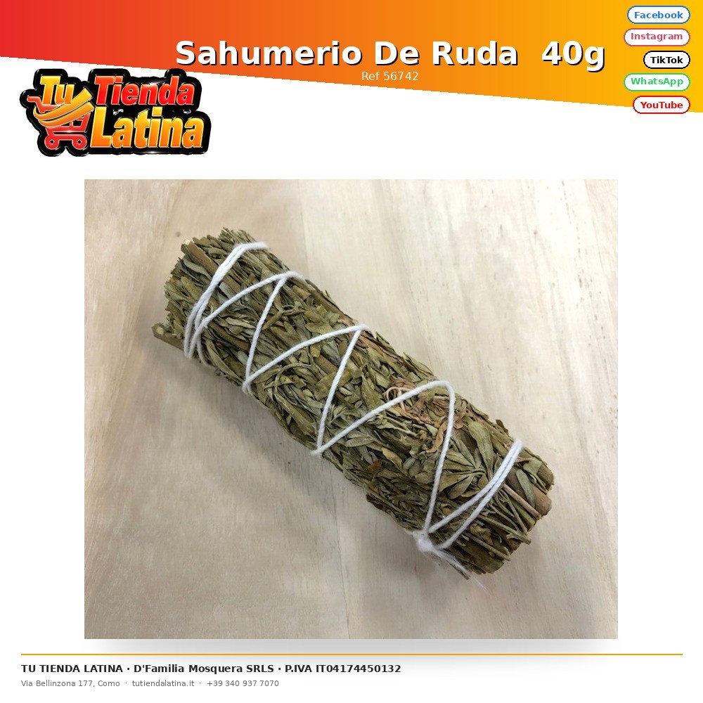 Sahumerio De Ruda 40g