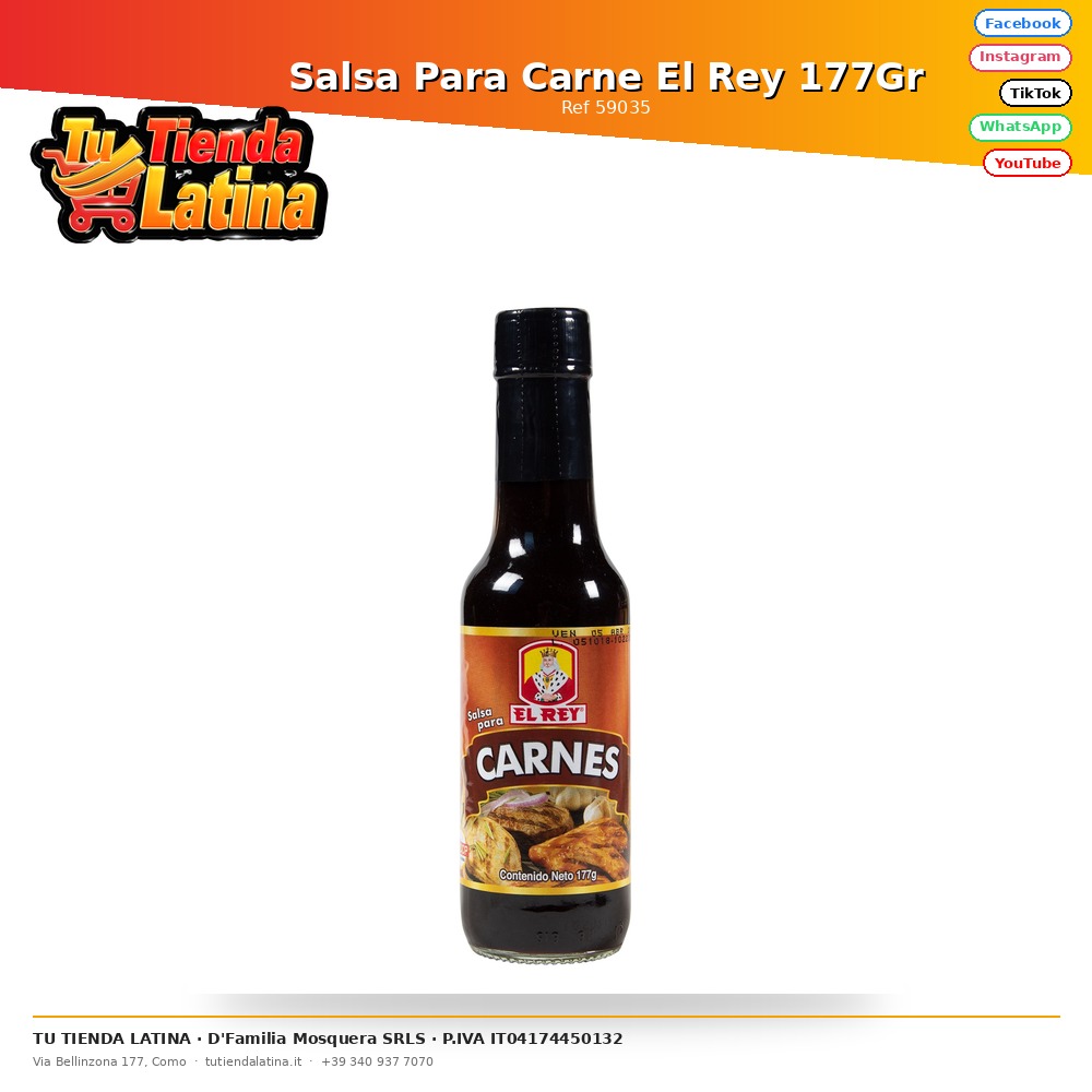 Salsa Di Carne El Rey 177Gr