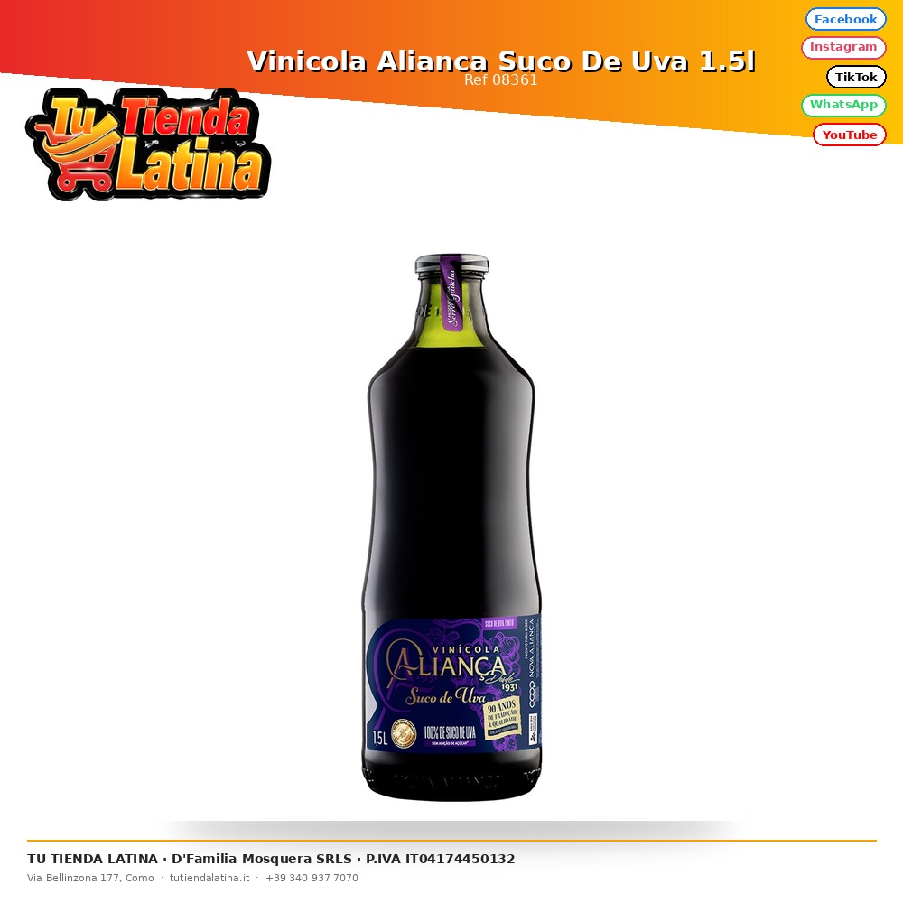 Vinicola Alianca Suco De Grape 1.5l