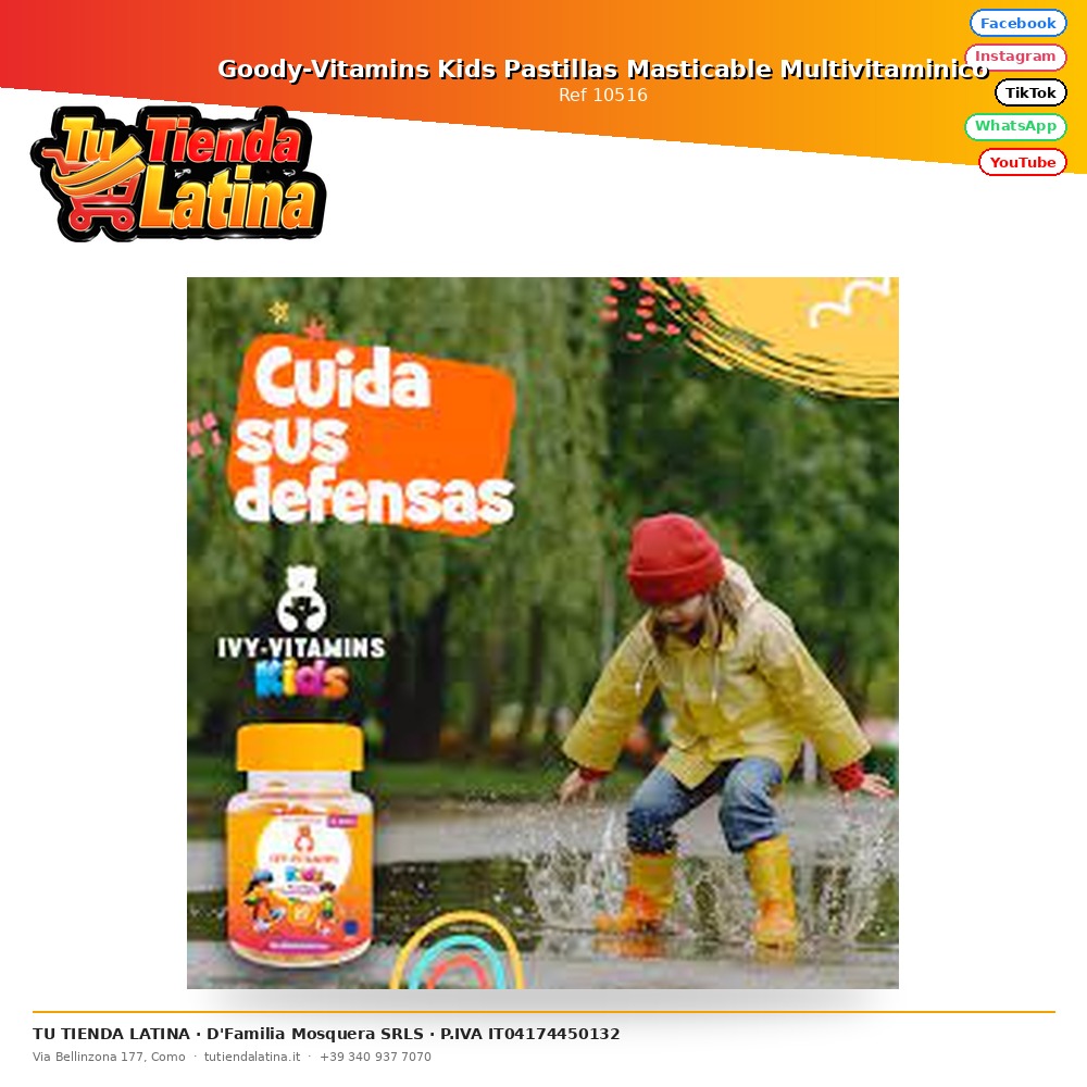 Goody-Vitamins Kids Pastillas Masticable Multivitaminico