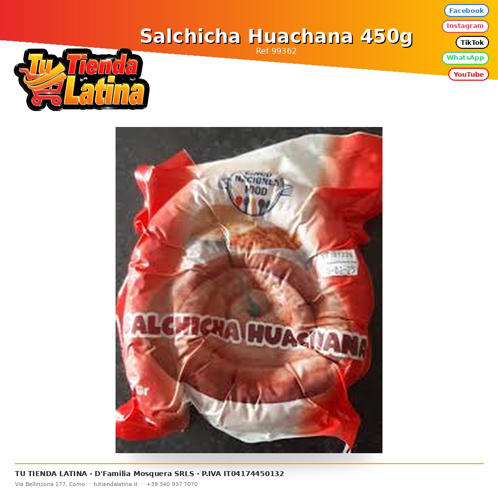 Salchicha Huachana 450g