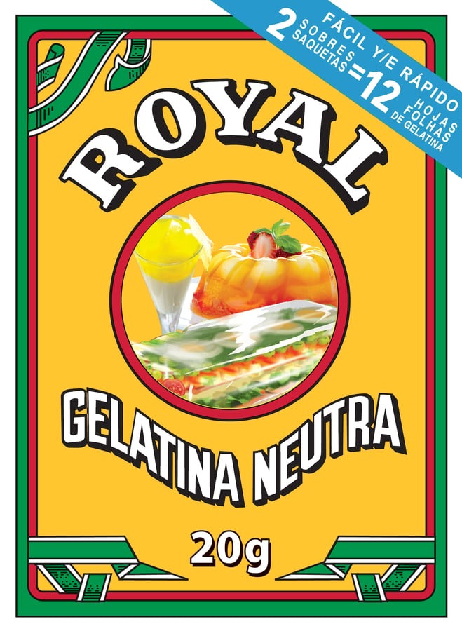 Gelatina Neutra Royal