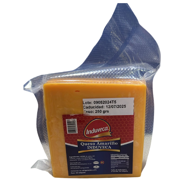 Queso Amarillo Induveca 250Gr
