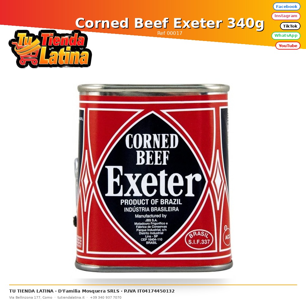 Corned Beef Exeter 340g